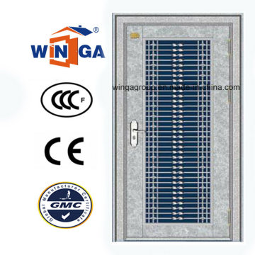 304 Exterior de acero inoxidable exterior puerta de acero a prueba de polvo de seguridad (W-GH-13)